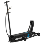 Professional Long Reach Air/Manual Operation Trolley Jack with Rocket Lift 10 Tonne 10001A