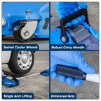 Low Profile Short Chassis Trolley Jack 2 Tonne - Blue 1020LEB