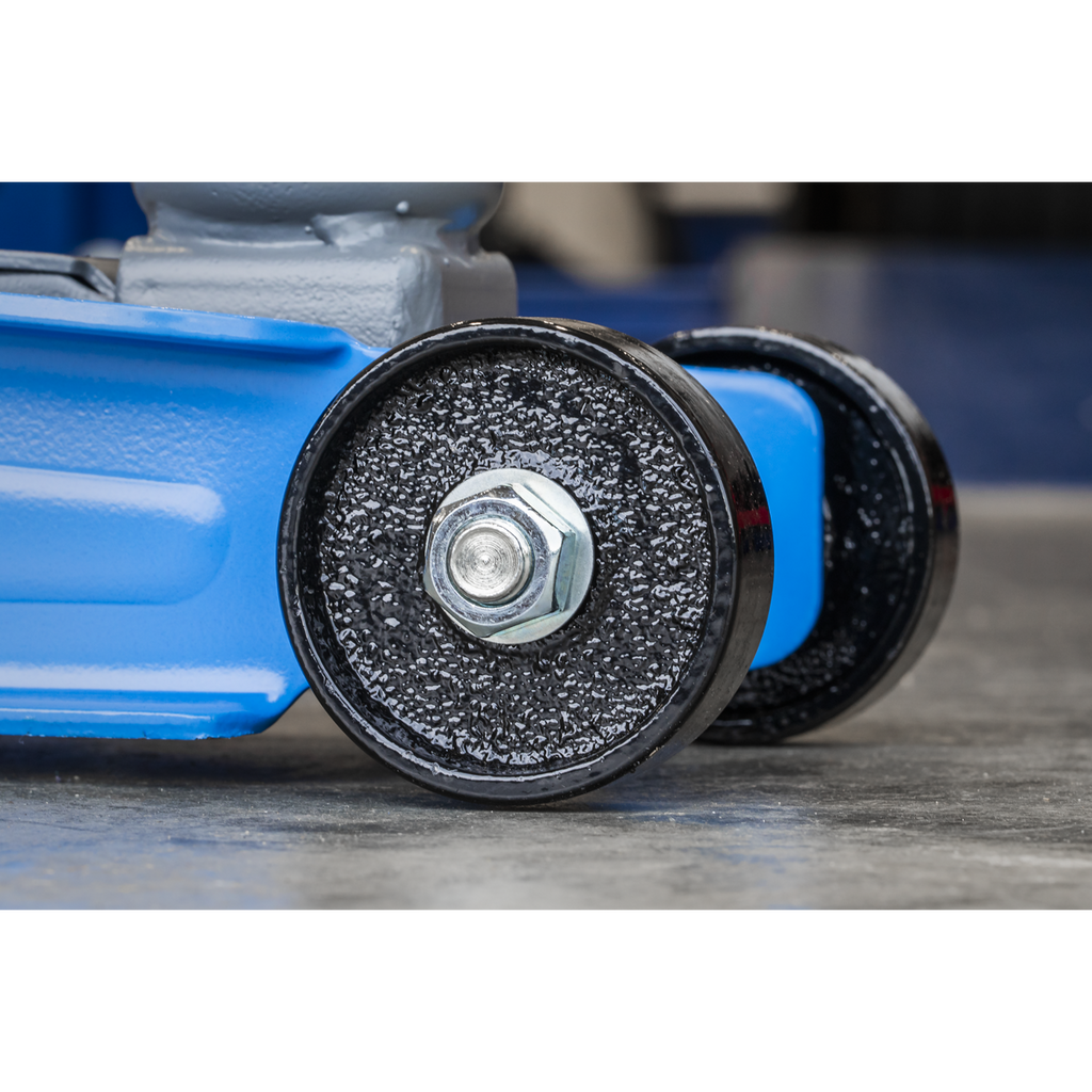 Low Profile Short Chassis Trolley Jack 2 Tonne - Blue 1020LEB