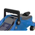 Low Profile Short Chassis Trolley Jack 2 Tonne - Blue 1020LEB