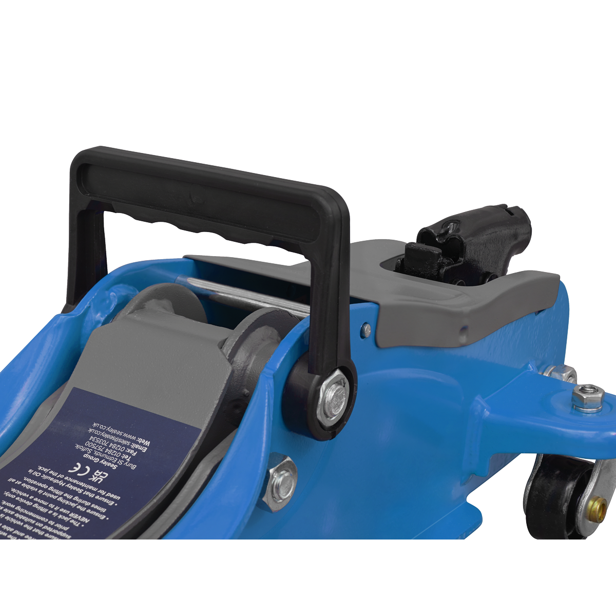 Low Profile Short Chassis Trolley Jack 2 Tonne - Blue 1020LEB