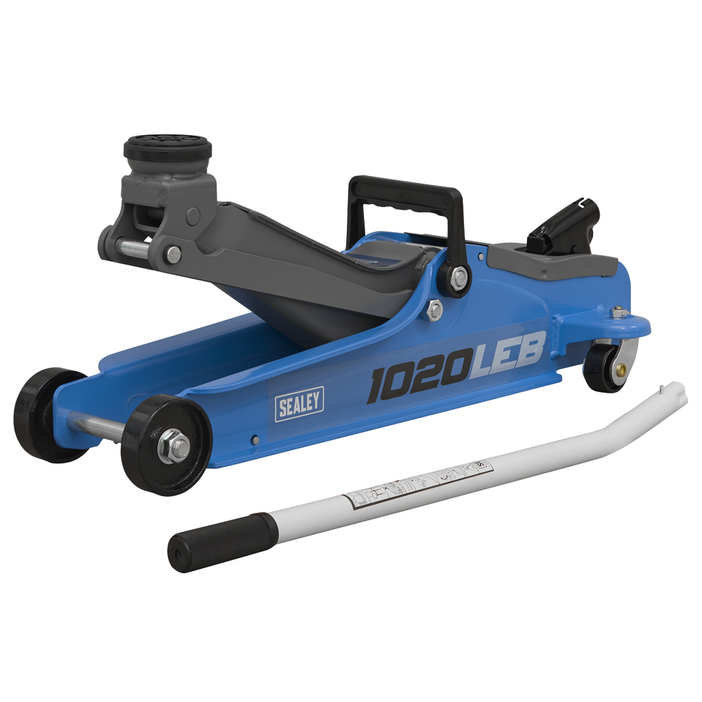 Low Profile Short Chassis Trolley Jack 2 Tonne - Blue 1020LEB