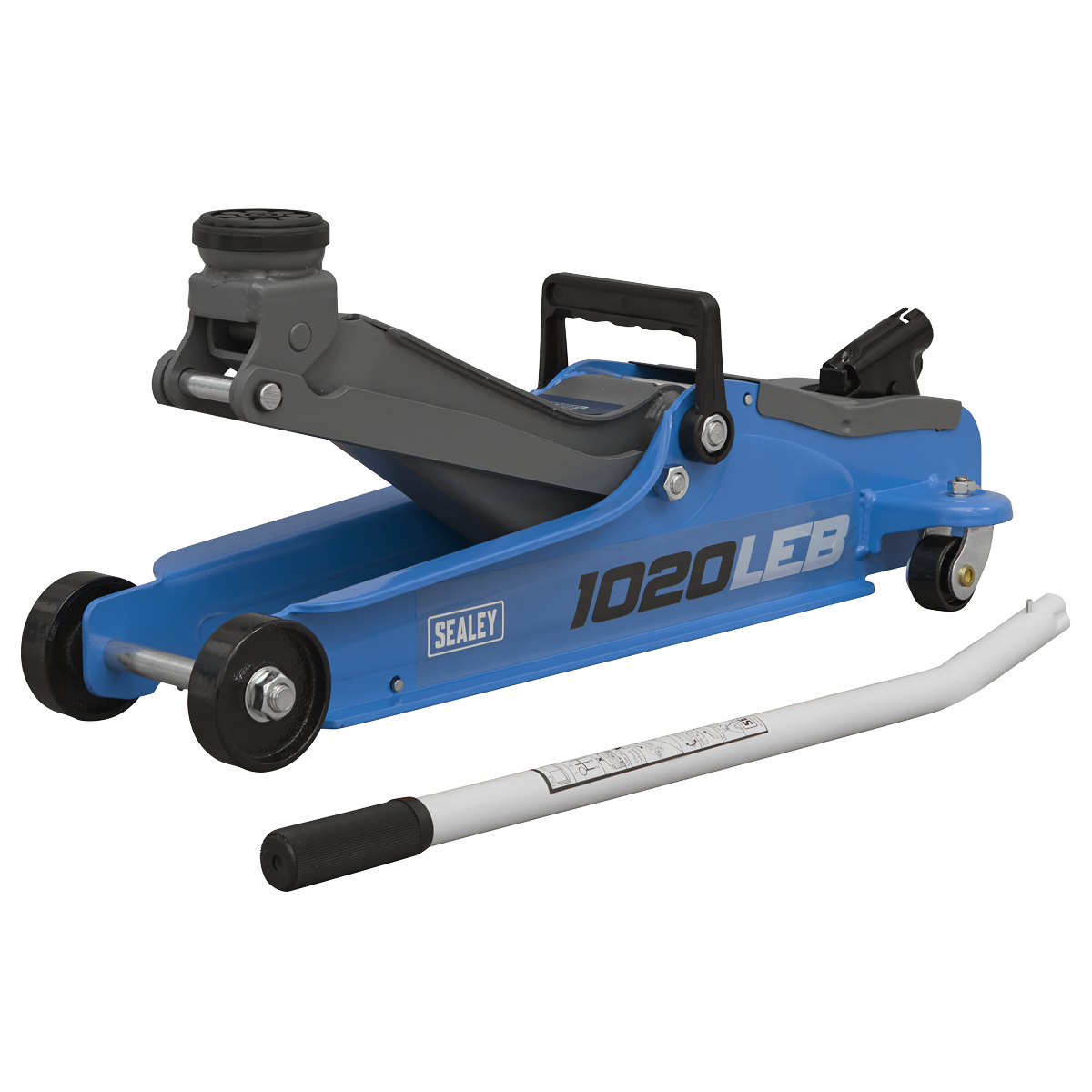 Low Profile Short Chassis Trolley Jack 2 Tonne - Blue 1020LEB