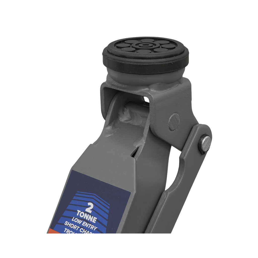 Low Profile Short Chassis Trolley Jack 2 Tonne - Blue 1020LEB