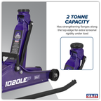 Low Profile Short Chassis Trolley Jack 2 Tonne - Purple 1020LEP