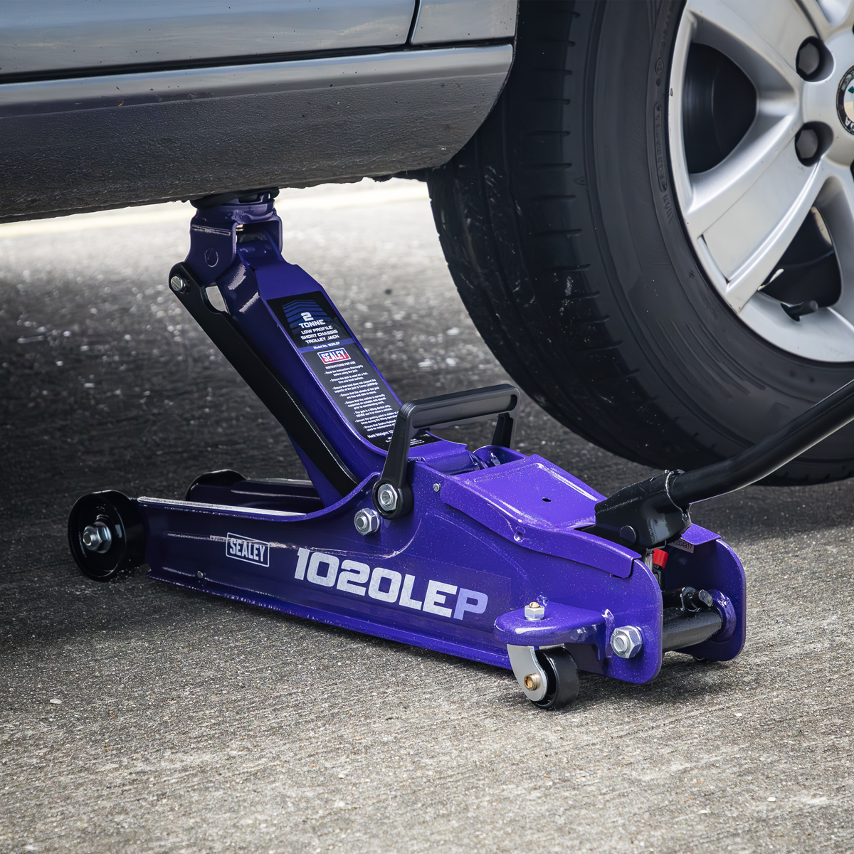 Low Profile Short Chassis Trolley Jack 2 Tonne - Purple 1020LEP
