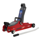 Low Entry Short Chassis Trolley Jack & Accessories Bag Combo, 2 Tonne - Red 1020LEBAGCOMBO
