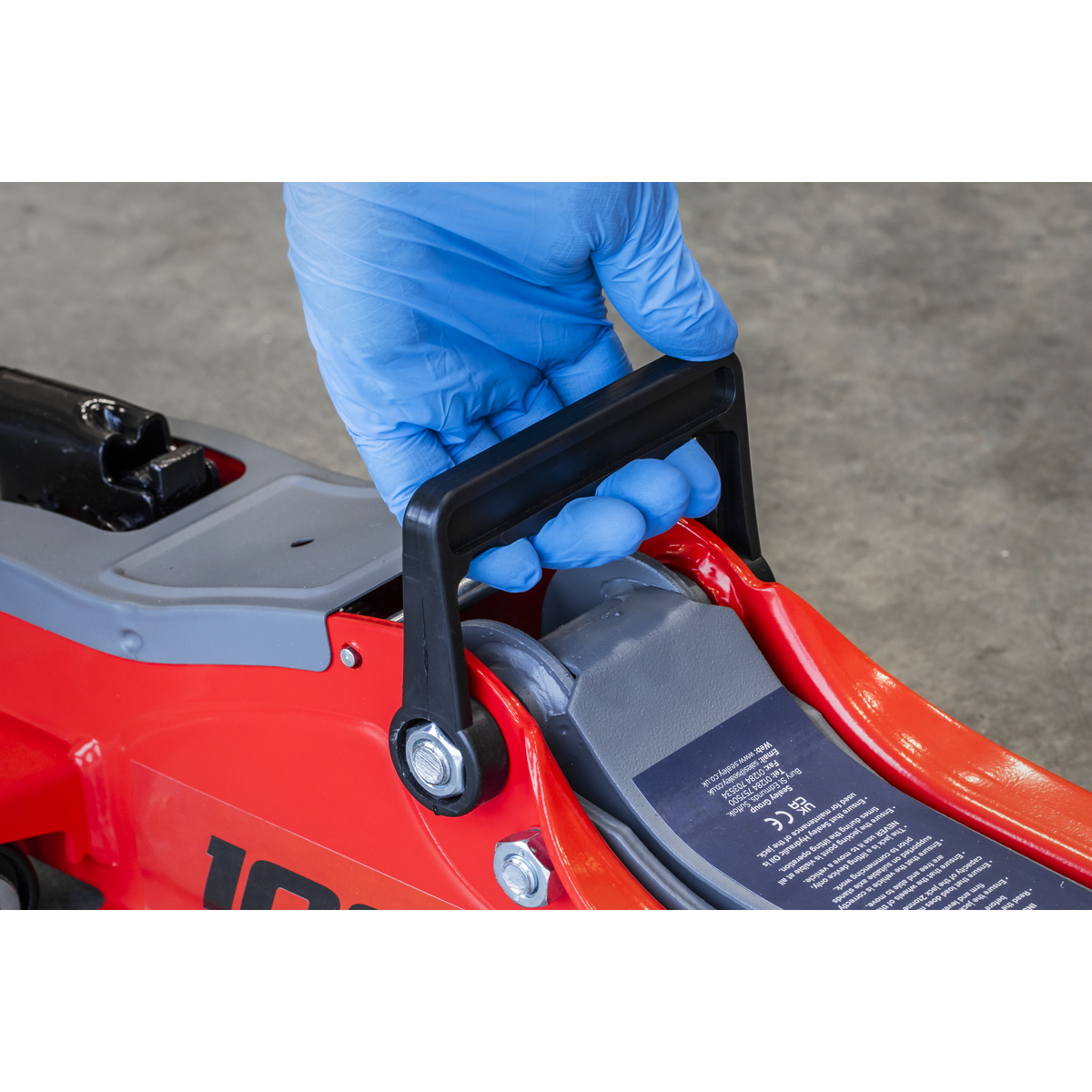 Low Profile Short Chassis Trolley Jack 2 Tonne - Red 1020LE