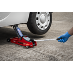 Low Profile Short Chassis Trolley Jack 2 Tonne - Red 1020LE