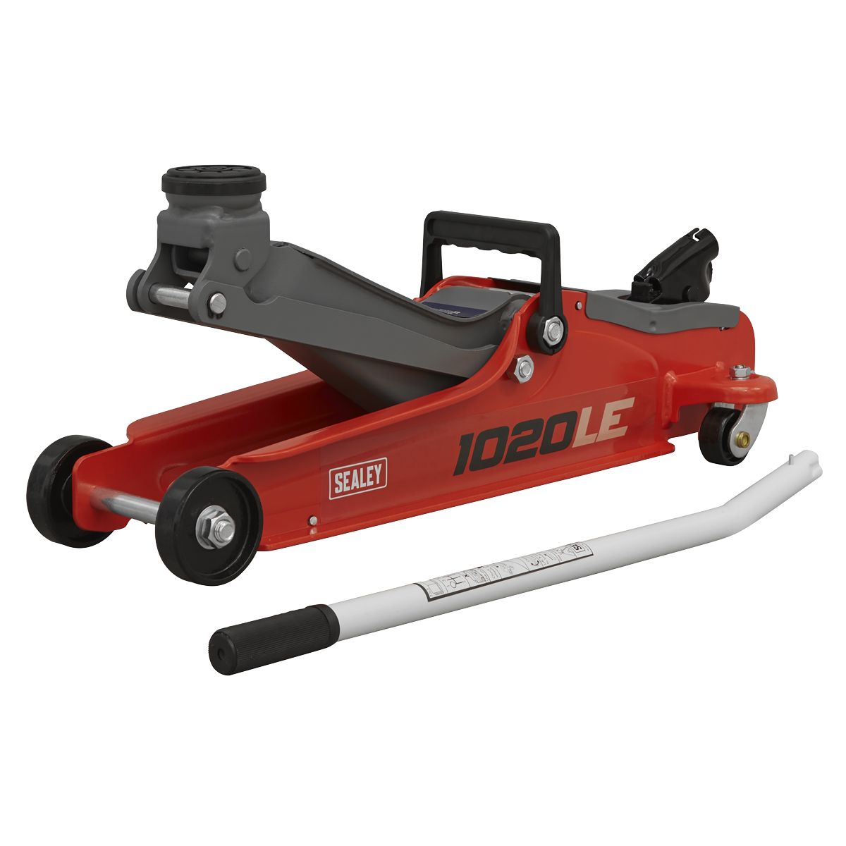 Low Profile Short Chassis Trolley Jack 2 Tonne - Red 1020LE