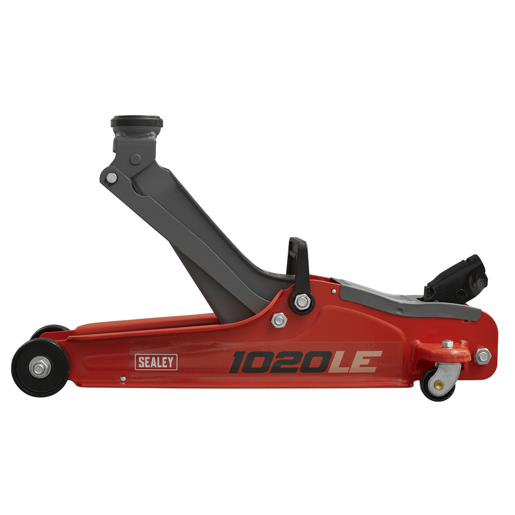 Low Profile Short Chassis Trolley Jack 2 Tonne - Red 1020LE