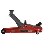 Low Profile Short Chassis Trolley Jack 2 Tonne - Red 1020LE