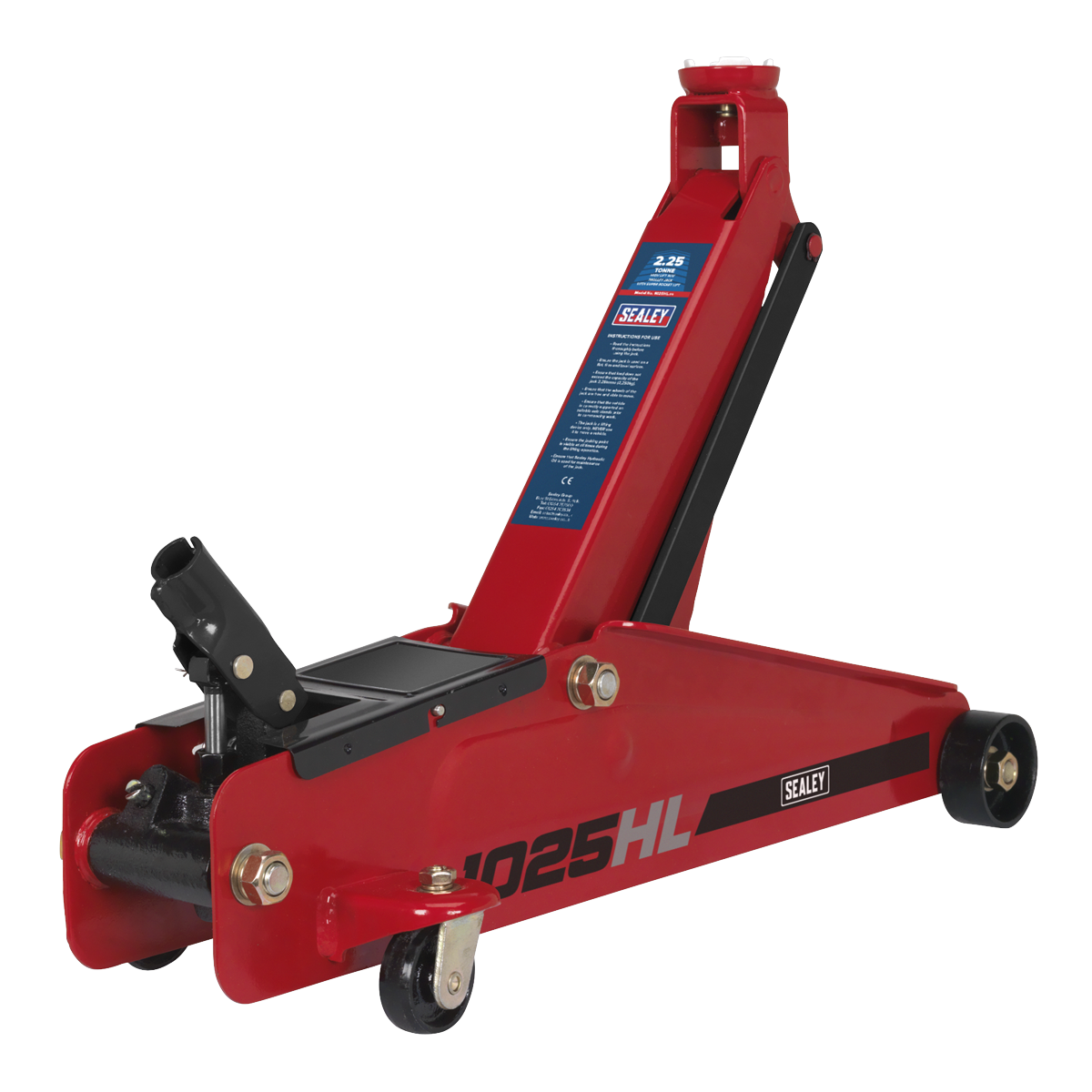 High Lift SUV Trolley Jack with Super Rocket Lift 2.25 Tonne 1025HL