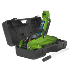 Short Chassis Trolley Jack with Storage Case 2 Tonne - Green 1050CXDHV