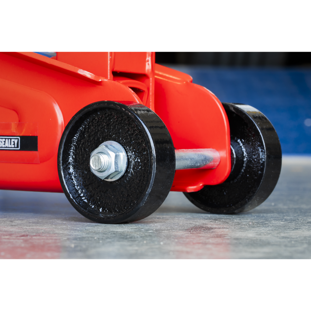 Short Chassis Trolley Jack with Storage Case 2 Tonne 1050CXD