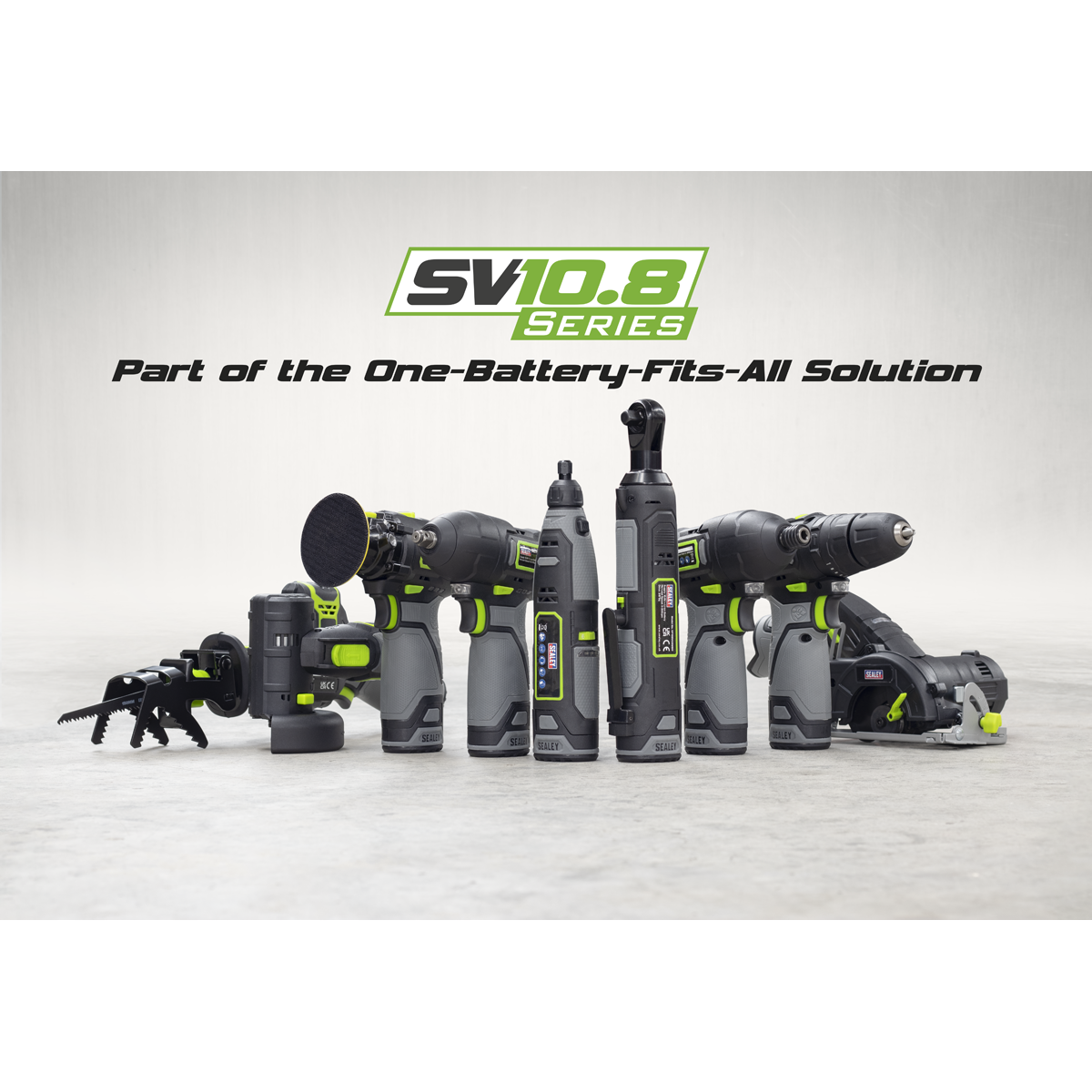 SV10.8 Series 1/4"Hex Drive Cordless Impact Driver Kit 10.8V 2Ah - Euro Plug CP108VCIDEU