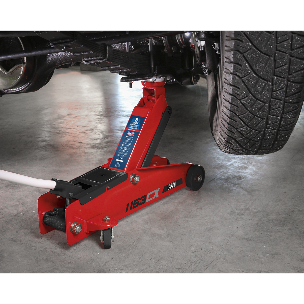 Heavy-Duty Long Reach Trolley Jack 3 Tonne 1153CX