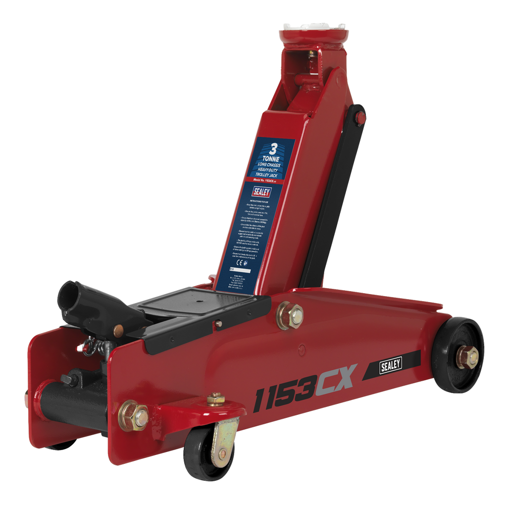 Heavy-Duty Long Reach Trolley Jack 3 Tonne 1153CX