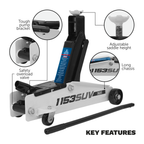 Long Reach High Lift SUV Trolley Jack 3 Tonne 1153SUV
