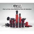 SV12 Series 1/2"Sq Drive Cordless Ratchet Wrench Kit 12V 2Ah - 2 Batteries CP1209KIT