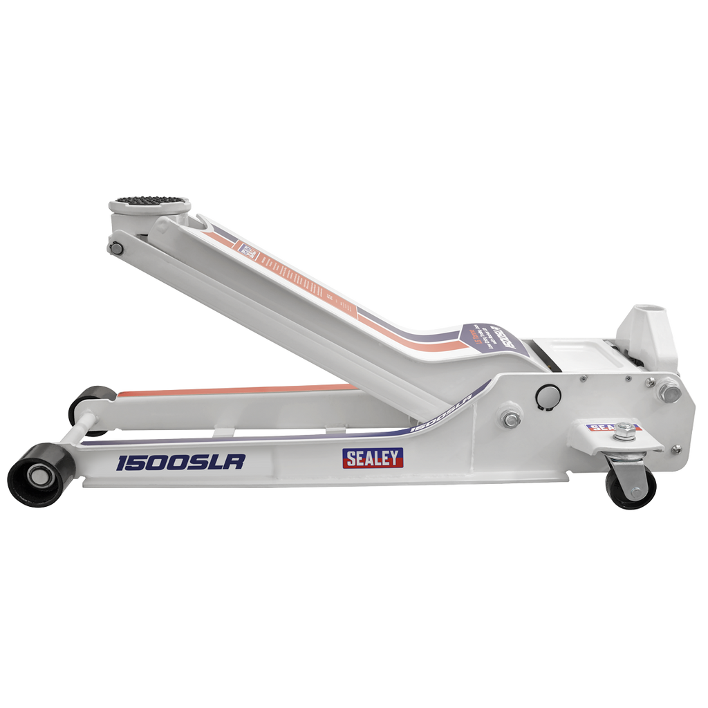 Low Profile Long Reach Rocket Lift Trolley Jack 1.5 Tonne 1500SLR