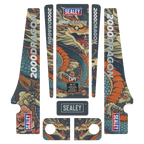 Low Profile Custom Design Trolley Jack with Rocket Lift 2 Tonne - White 2000CW