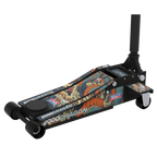 Low Profile Custom Design Trolley Jack with Rocket Lift 2 Tonne - Black 2000CB