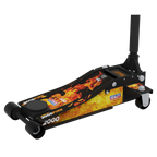 Low Profile Custom Design Trolley Jack with Rocket Lift 2 Tonne - Black 2000CB