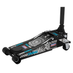 Low Profile Custom Design Trolley Jack with Rocket Lift 2 Tonne - Black 2000CB