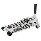 Low Profile Custom Design Trolley Jack with Rocket Lift 2 Tonne - White 2000CW