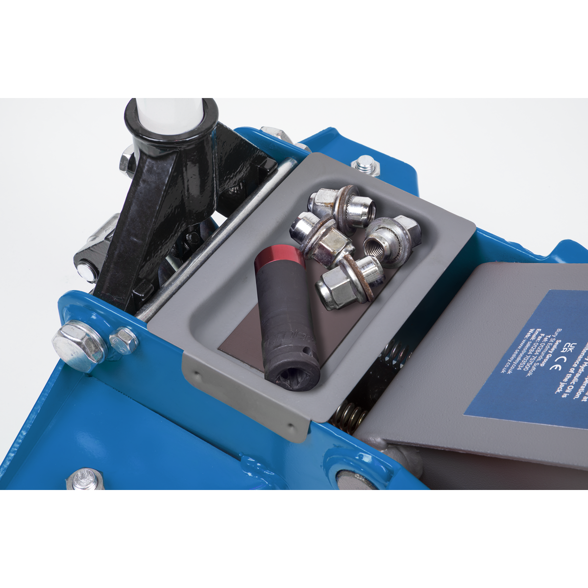 Low Profile Trolley Jack with Rocket Lift 2.25 Tonne - Blue 2001LEBL