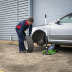 Low Profile Rocket Lift Trolley Jack 2.25 Tonne - Green 2001LEHV