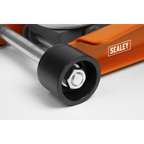 Low Profile Trolley Jack with Rocket Lift 2.25 Tonne - Orange 2001LEOR