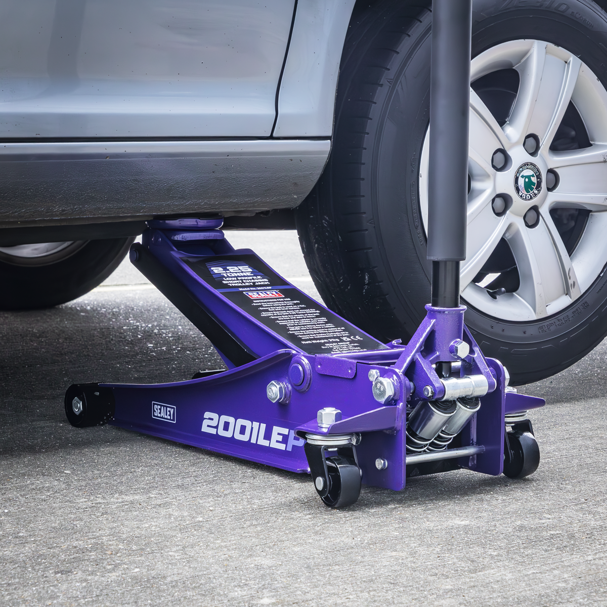 Low Profile Trolley Jack with Rocket Lift 2.25 Tonne - Purple 2001LEP
