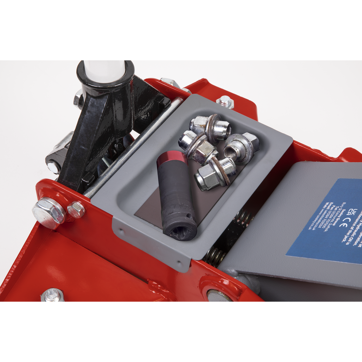 Low Profile Trolley Jack with Rocket Lift 2.25 Tonne - Red 2001LERE