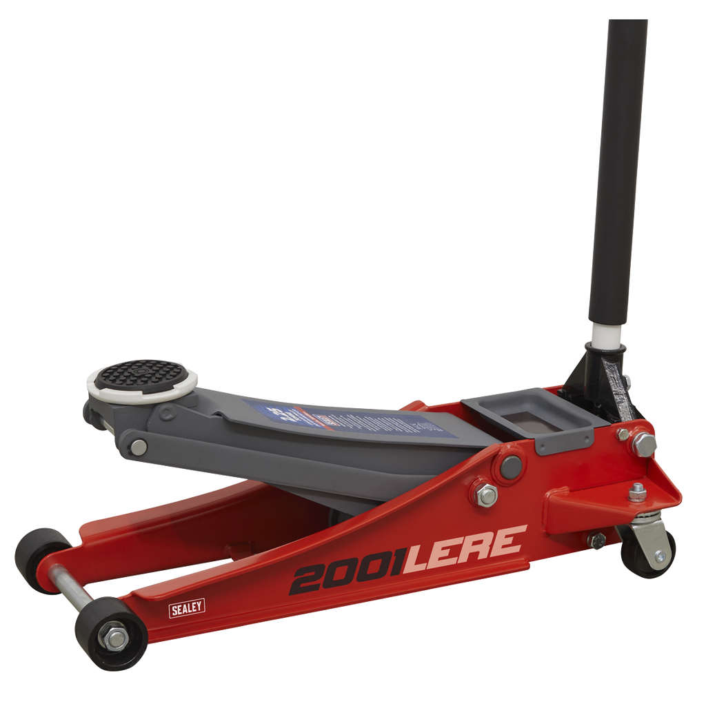 Low Profile Trolley Jack with Rocket Lift 2.25 Tonne - Red 2001LERE