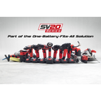 5 x SV20 Series Cordless Power Tool Kit 20V Euro Plug - 2 Batteries CP20VCOMBO2EU