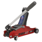 180° Handle Low Profile Short Chassis Trolley Jack 2 Tonne - Red 2180LE