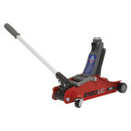 180° Handle Low Profile Short Chassis Trolley Jack 2 Tonne - Red 2180LE