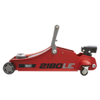 180° Handle Low Profile Short Chassis Trolley Jack 2 Tonne - Red 2180LE