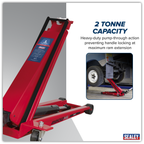 High Lift Low Profile Trolley Jack 2 Tonne 2200HL