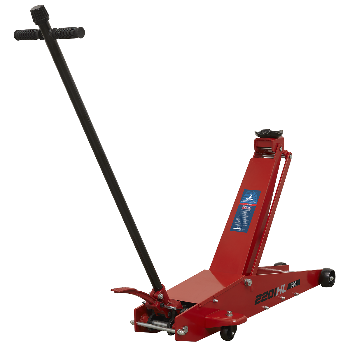 Long Reach High Lift Commercial Trolley Jack 2 Tonne 2201HL