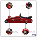 Heavy-Duty Trolley Jack 2.5 Tonne 2500CX