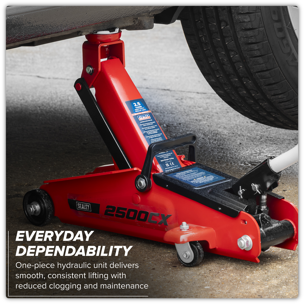 Heavy-Duty Trolley Jack 2.5 Tonne 2500CX