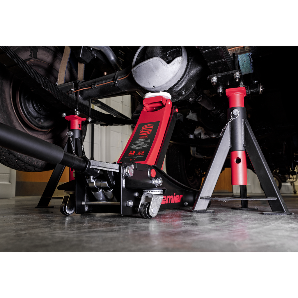 Low Profile Trolley Jack with Rocket Lift 2.5 Tonne 2500LE