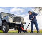 Big Wheel Hybrid Trolley Jack with Super Rocket Lift for Off-Road Vehicles, SUVs, Vans & 4x4s 2.5 Tonne 2500RG
