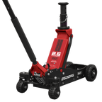 Big Wheel Hybrid Trolley Jack with Super Rocket Lift for Off-Road Vehicles, SUVs, Vans & 4x4s 2.5 Tonne 2500RG