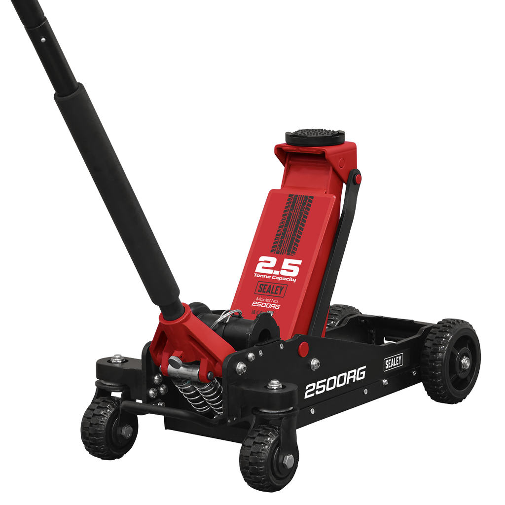 Big Wheel Hybrid Trolley Jack with Super Rocket Lift for Off-Road Vehicles, SUVs, Vans & 4x4s 2.5 Tonne 2500RG