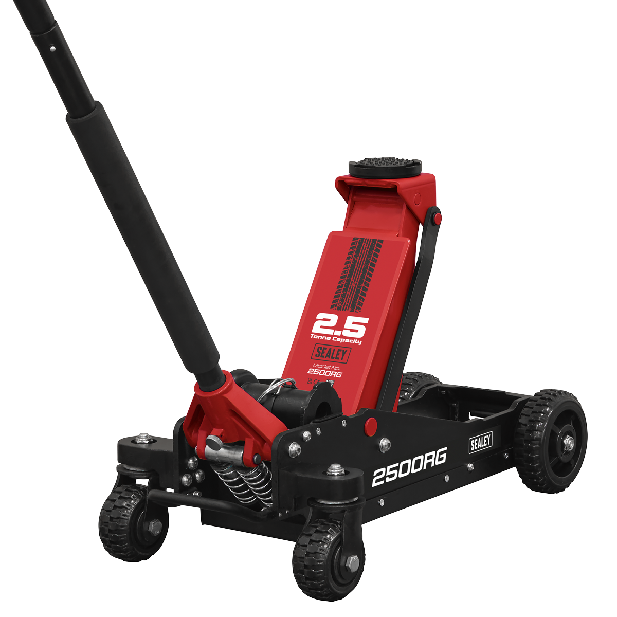 Big Wheel Hybrid Trolley Jack with Super Rocket Lift for Off-Road Vehicles, SUVs, Vans & 4x4s 2.5 Tonne 2500RG