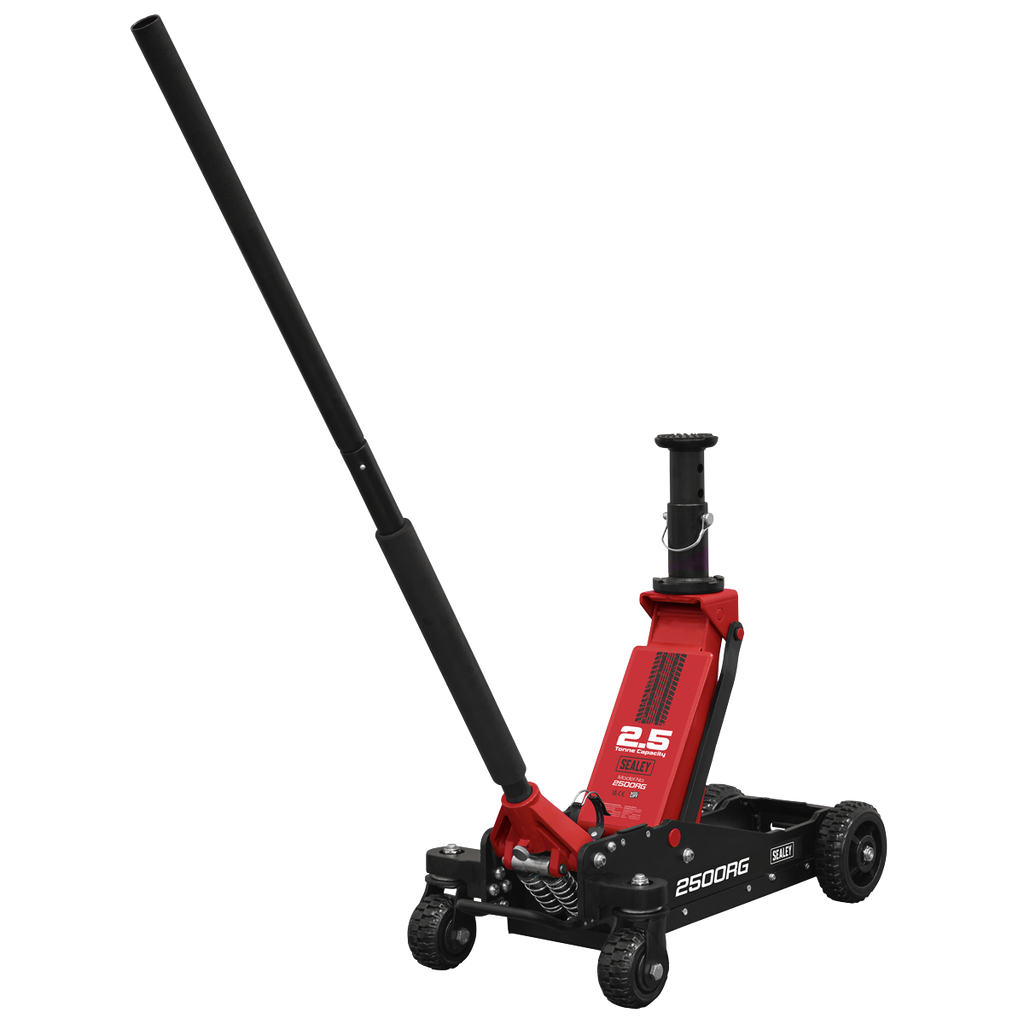 Big Wheel Hybrid Trolley Jack with Super Rocket Lift for Off-Road Vehicles, SUVs, Vans & 4x4s 2.5 Tonne 2500RG